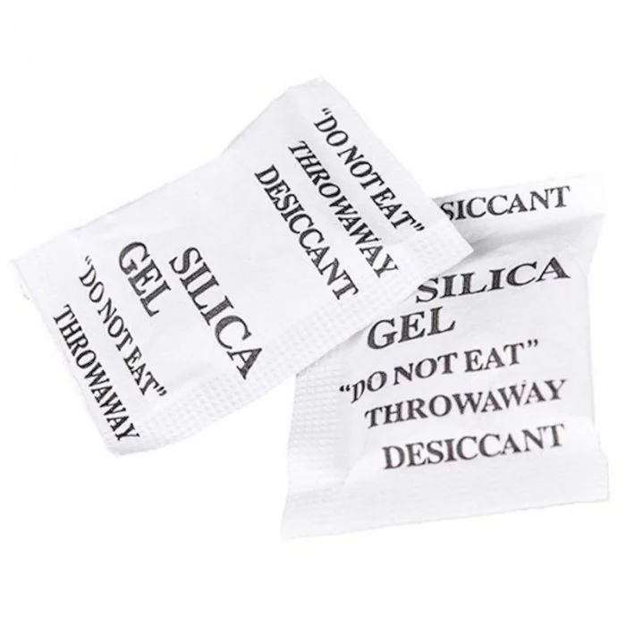 Silica Gel Desicant Dimensiune Sac 310 x 150 mm, Unitati Desicare 32, Greutate Sac 1000g kg, Performanta Absorbtie Vapori 192...
