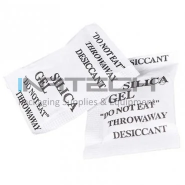 Silica Gel Desicant Dimensiune Sac 135 x 100 mm, Unitati Desicare 2, Greutate Plic 60g kg, Performanta Absorbtie Vapori 12 g, Buc / Pachet 250