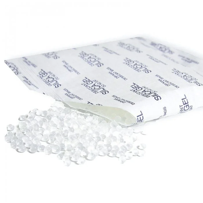 Silica Gel Desicant Dimensiune Sac 200 x 100 mm, Unitati Desicare 8, Greutate Plic 240g kg, Performanta Absorbtie Vapori 48 g...