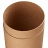 Tuburi Carton Cu Capac Pentru Ambalare Si Stocare Lungime 215 mm, Diametru Interior 66 mm, Grosime 1.5 mm, Culoare Negru-Tubu...