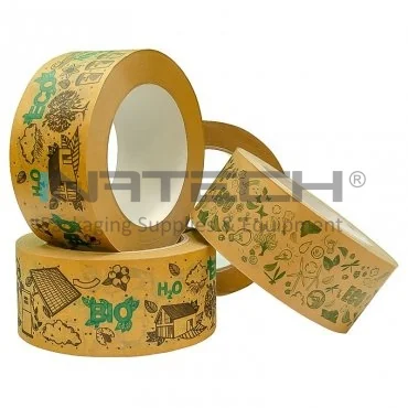 Banda Personalizata Hartie Lungime 50 m, Adeziv Hot Melt, Numar Culori 1 Culoare, Latime 48 mm, Tip Imprimare Pe Suprafata, Culoare Natur, Buc / Pachet 540