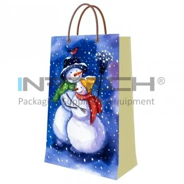 Personalized Gift Bags, Glossy Finish, 190 g/sq m, Glossy Lamination, Dimensions mm (L × W × H) 230 x 380 x 100, Handle Type: Cord, Weight 190 g/sq m