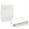 Pungi Hartie Cu Maner Rasucit, Alb/Natur Tip Maner Sfoara, Dimensiuni 430 x 160 x 470 mm, Material Hartie 100 gr/m2, Culoare ...