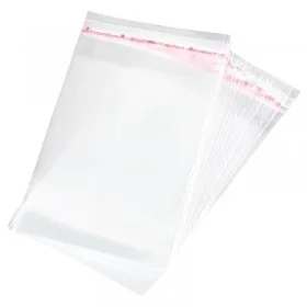 Pungi Cu Clapeta Adeziva Latime 250 mm, Inaltime 350 mm, Pliu NU mm, Grosime 40 my, Clapeta 40 mm, Culoare Transparent, Buc /...