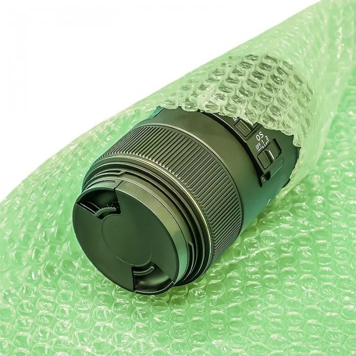 Folie Cu Bule Mici Eco Friendly Latime 500 mm, Lungime 20 m, Straturi 2, Grosime 60 my, Culoare Verde-Folie Cu Bule De Aer Mici