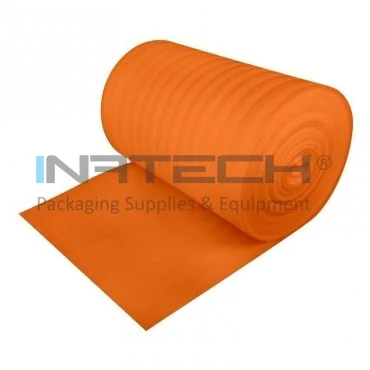 Expanded Polyethylene Film, Length 10 m, Width 1000 mm, Thickness 3 mm, Orange