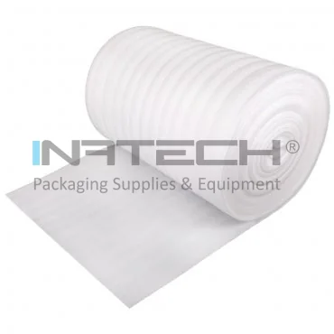 Folie Polietilena Expandata Lungime 10 m, Latime 500 mm, Grosime 0.8 mm, Culoare Alb