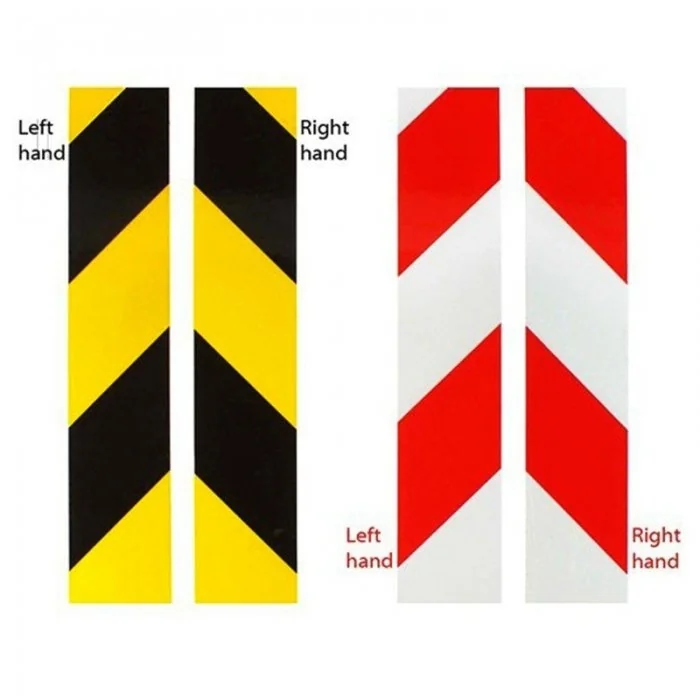 Banda Delimitare Reflectorizanta Lungime 10 m, Latime 25 mm, Culoare Alb, Buc / Pachet 10-Benzi Adezive Pentru Marcare