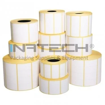 Etichete Autoadezive EcoThermal Diametru Interior 40 mm, Dimensiuni 40 x 30 mm, Culoare Alb, Nr. Etichete 1000