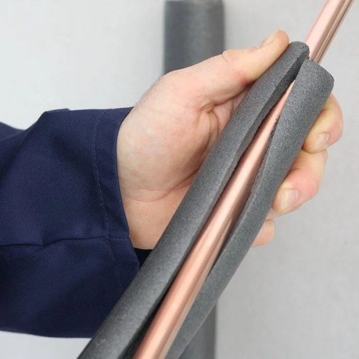 Izolatie Tevi Si Conducte Dimensiuni 22 x 6 mm, Culoare Gri, Metri Liniari / Cutie 360-Coltare Si Profile Din Polietilena Exp...