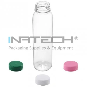 Recipiente Din Plastic Forma Rotunda, Tip Capac Simplu, Diametru Filet 38 mm, Maner NU, Volum 400 ml, Culoare Transparent, Buc / Pachet 10
