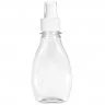 Recipiente Din Plastic Forma Fusiforma, Tip Capac Spray, Diametru Filet 28 mm, Maner NU, Volum 100 ml, Culoare Transparent, B...