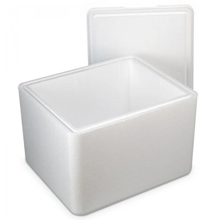 Cutii Termoizolante EPS Pentru Transport Dimensiune Interioara 465 x 340 x 260 mm, Grosime Perete 50 mm, Volum Litri 41.11, M...