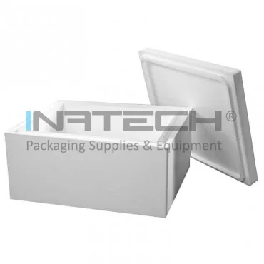 EPS Insulated Transport Boxes, Interior Dimensions 595 x 460 x 260 mm, White