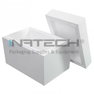 EPS Insulated Transport Boxes, Internal Dimensions 500 x 300 x 340 mm, White