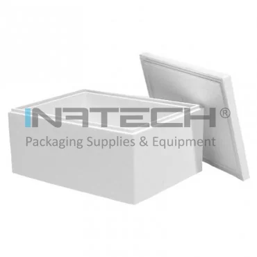 EPS Insulated Transport Boxes, Internal Dimensions 420 x 325 x 400 mm, White