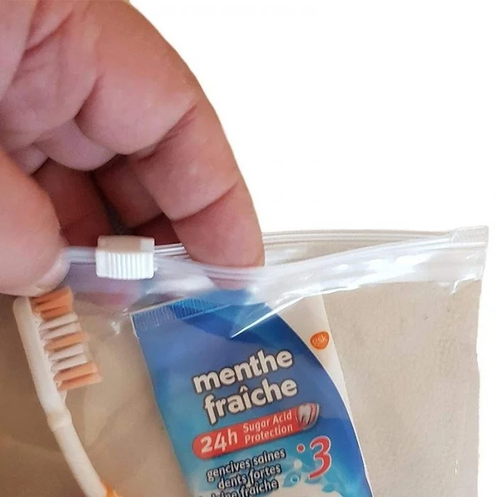 Pungi Cu Inchidere Tip Slider Lungime 450 mm, Latime 350 mm, Grosime 75 my, Pliu Inferior 30 mm, Culoare Transparent, Buc / P...