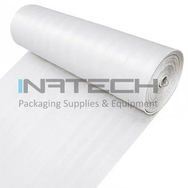 Expanded Polyethylene Underlayment for Parquet Flooring, Length 100 m, Width 1200 mm, Thickness 3 mm, White