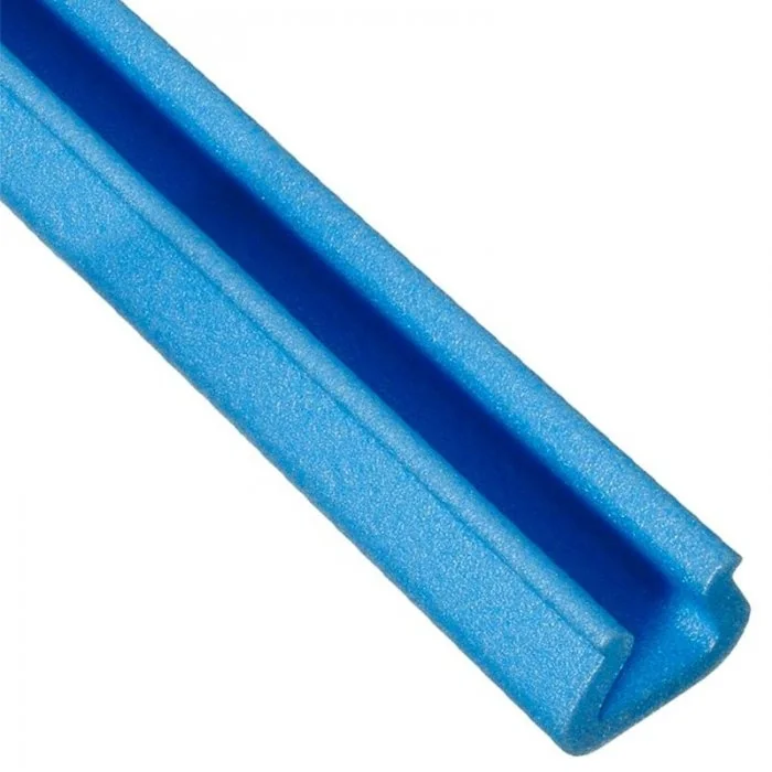 Profil Din Spuma PEE, U Tulip Lungime 1000 mm, Dimensiuni A-B-C-D 80 x 10 x 40 x 75 mm, Culoare Albastru, Metri / Pachet 25-P...