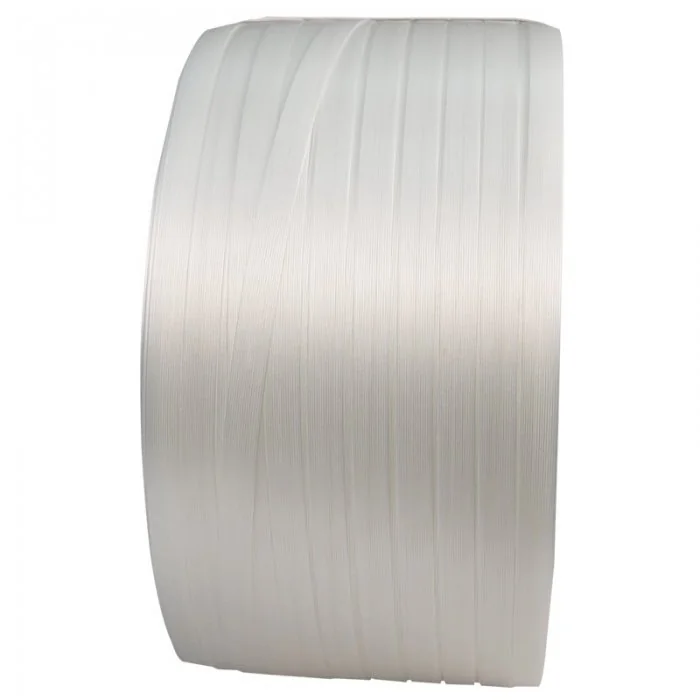 Banda Paletizare PP Lungime 2000 m, Latime 12 mm, Utilizare Automata, Grosime 0.70 mm, Culoare Alb, Diametru Tub 200 mm-Benzi...