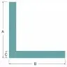 Profil Din Spuma PEE, Tip L Lungime 1000 mm, DIMENSIUNI A-B 65x 65 mm, Grosime 8 mm, Culoare Verde, Metri / Pachet 90-Polieti...