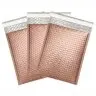 Plic Cu Bule Termoizolant Din Polietilena Poly Bubble, Dimensiuni 170 x 225 mm, Clapeta 50 mm, Culoare Rose Gold-Plicuri Izol...