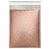 Plic Cu Bule Termoizolant Din Polietilena Poly Bubble, Dimensiuni 170 x 225 mm, Clapeta 50 mm, Culoare Rose Gold-Plicuri Izol...