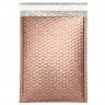 Plic Cu Bule Termoizolant Din Polietilena Poly Bubble, Dimensiuni 240 x 350 mm, Clapeta 50 mm, Culoare Rose Gold-Plicuri Izol...