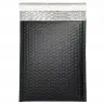 Poly Bubble Polyethylene Bubble Mailer, Dimensions 170 x 225 mm, Flap 50 mm, Black
