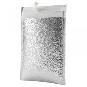 Plic Curierat Termoizolant Cu Clapeta Adeziva Dimensiuni 240x350 mm, Material PET/PEE, Aluminizat, Clapeta 50 mm, Culoare Arg...