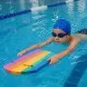 Foam Swimming Kickboard, Length 880 mm, Width 420 mm, Thickness 20 mm, Rainbow Color