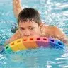 Foam Swimming Kickboard, Length 880 mm, Width 420 mm, Thickness 20 mm, Rainbow Color