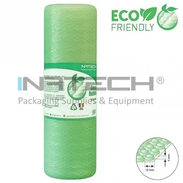 Folie Cu Bule Mici Eco Friendly Latime 450 mm, Lungime 10 m, Straturi 2, Grosime 60 my, Culoare Verde
