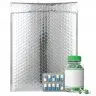 Plic Cu Bule Termoizolant Secure Pharma Dimensiuni 250 x 350 mm, Material PET / Folie Bule / PEE, Clapeta 50 mm, Culoare Argi...