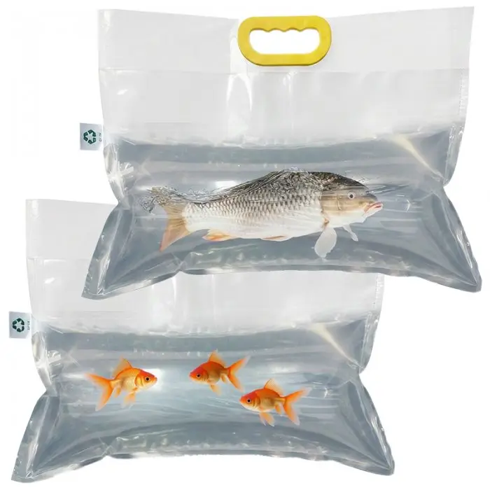Punga Transport Pesti Vii, Cu Maner, 30 x 40 cm,150 my, Material PE/PA-Pungi Saci Si Recipiente Din Plastic
