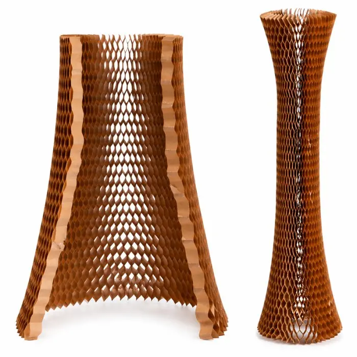 Protectie Pentru Sticle Din Hartie Honeycomb, 1x35 cm, Gramaj 50 g, Culoare Natur-Hartie Pentru Ambalare