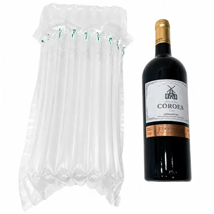 Punga Gonflabila Cu Coloane De Aer, 8 Coloane, Dimensiuni Fara Aer: 40.5 x 27 cm, Potrivita Pentru Sticla De Sampanie Ø10xH34...