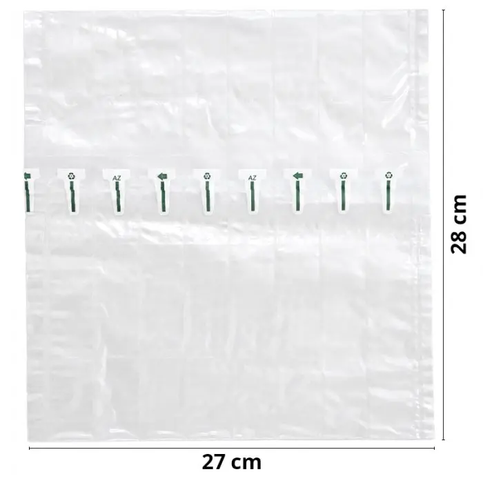 Punga Gonflabila Cu Coloane De Aer, 8 Coloane, Dimensiuni Fara Aer: 28 x 27 cm, Potrivita Pentru Borcane/Recipiente Ø10xH15 c...