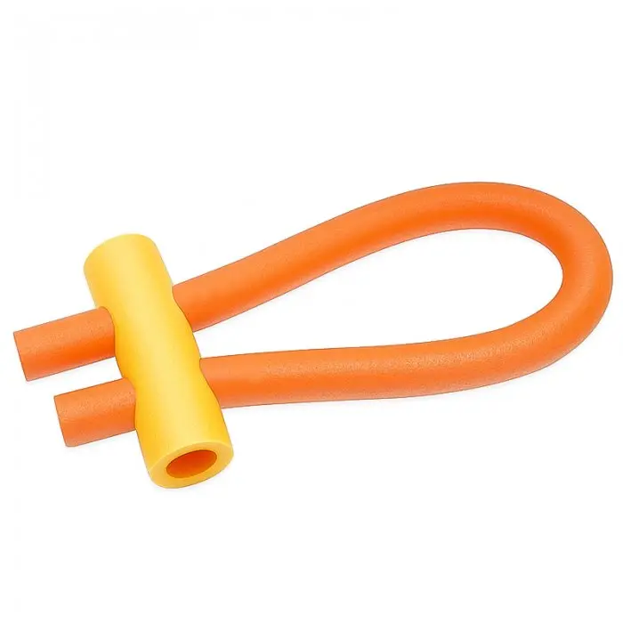 Conector Spuma 6 Gauri Lungime 315 mm, Diametru 62 mm, Grosime 19 mm, Conector 6 Orificii, Culoare Galben-Sport Si Agrement
