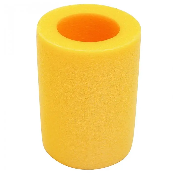 Conector Spuma 2 Gauri Lungime 140 mm, Diametru 62 mm, Grosime 19 mm, Conector 2 Orificii, Culoare Galben-Sport Si Agrement