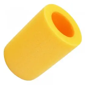 Conector Spuma 2 Gauri Lungime 140 mm, Diametru 62 mm, Grosime 19 mm, Conector 2 Orificii, Culoare Galben-Sport Si Agrement