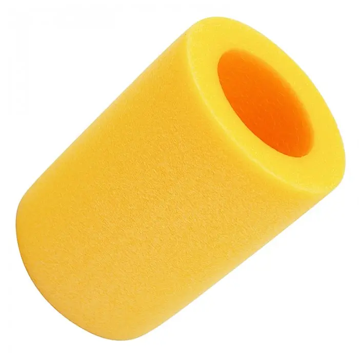 Conector Spuma 2 Gauri Lungime 140 mm, Diametru 62 mm, Grosime 19 mm, Conector 2 Orificii, Culoare Galben-Sport Si Agrement