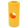 4-Hole Foam Connector, Length 250 mm, Diameter 60 mm, Thickness 15 mm, 4-Opening Connector, Yellow