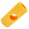 4-Hole Foam Connector, Length 250 mm, Diameter 60 mm, Thickness 15 mm, 4-Opening Connector, Yellow