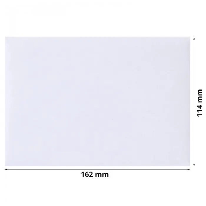 Plic Fara Fereastra Adeziv Siliconic, Dimensiuni 114 x 162 mm, Culoare Alb, Tip C6, Ambalare Buc/Cutie 1000-Plicuri Si Pungi ...