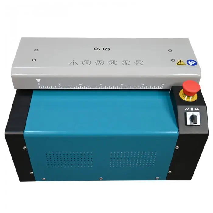 Tocator Carton CS325, Latime Carton 300 mm, Grosime Carton 10 mm, Viteza de Taiere 3 m/min, Putere 360 W, Aspirator NU-Sistem...