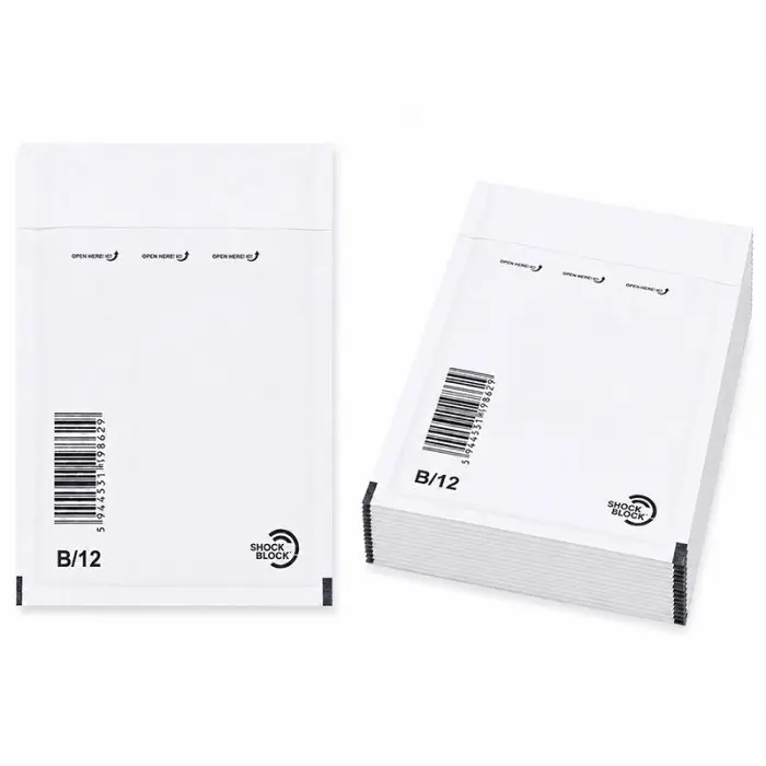 Plicuri Antisoc Din Hartie Dimensiune Interioara 120x215 mm, Dimensiune Exterioara 140 x 225 mm, Culoare Alb, Tip B12, Buc / ...