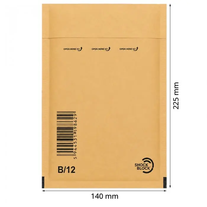 Plicuri Antisoc Din Hartie Dimensiune Interioara 120x215 mm, Dimensiune Exterioara 140 x 225 mm, Culoare Natur, Tip B12, Buc ...