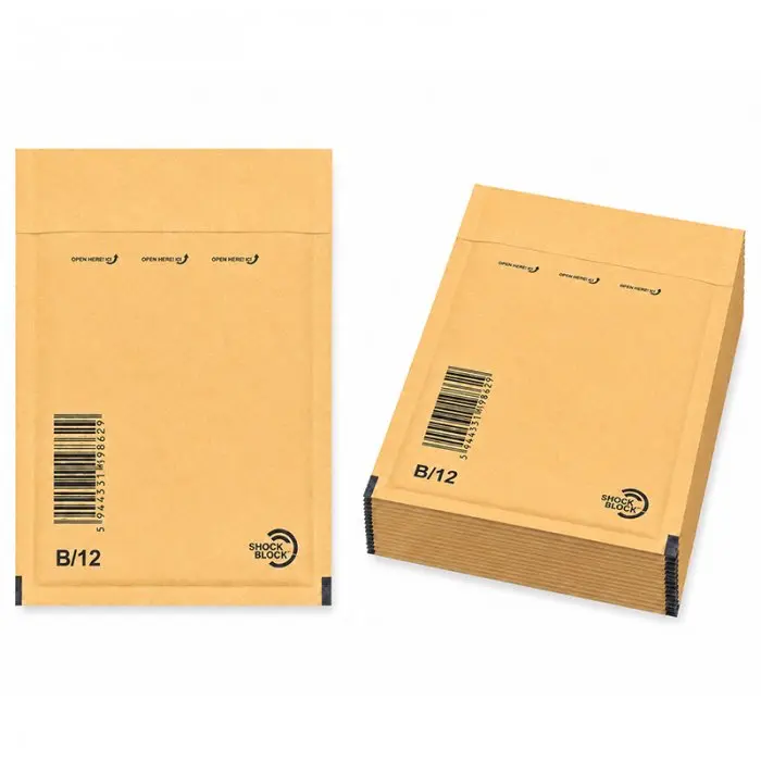 Plicuri Antisoc Din Hartie Dimensiune Interioara 120x215 mm, Dimensiune Exterioara 140 x 225 mm, Culoare Natur, Tip B12, Buc ...
