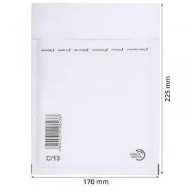 Plicuri Antisoc Din Hartie Dimensiune Interioara 150x215 mm, Dimensiune Exterioara 170 x 225 mm, Culoare Alb, Tip C13, Buc / ...